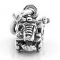 STERLING SILVER FOUR WHEELER CHARM/PENDANT