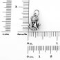 STERLING SILVER 3D RAGGEDY ANN DOLL CHARM/PENDANT
