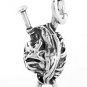 STERLING SILVER 3D YARN AND NEEDLES CHARM/PENDANT