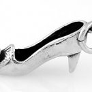 STERLING SILVER 3D HIGH HEEL SHOE CHARM/PENDANT