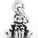 STERLING SILVER 3D TEDDY BEAR CHARM/PENDANT