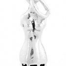 STERLING SILVER 3D DRESS FORM CHARM/PENDANT
