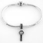 STERLING SILVER DANGLE KEY TO SUCCESS EUROPEAN BEAD