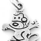 STERLING SILVER CRAZY MONKEY CHARM/PENDANT