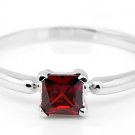 STERLING SILVER JANUARY BIRTHSTONE CZ CHILD RING SZ 3