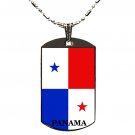 Panama Flag Polymer Glazed Dog Tag