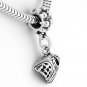 STERLING SILVER DANGLE BASEBALL/SOFTBALL GLOVE EUROPEAN BEAD