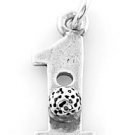 STERLING SILVER GOLF HOLE IN ONE CHARM/PENDANT