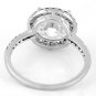 STERLING SILVER ROUND CUT CZ ENGAGEMENT RING SZ 8