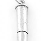 STERLING SILVER BULLET CHARM/PENDANT