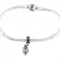 STERLING SILVER DANGLE HAT / BALL CAP EUROPEAN BEAD