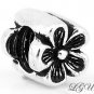 STERLING SILVER FLOWER SPACER EUROPEAN BEAD