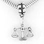 STERLING SILVER DANGLING SCALES OF JUSTICES LAW EUROPEAN BEAD