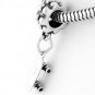 STERLING SILVER SMALL DANGLING SKATEBOARD EUROPEAN BEAD
