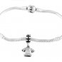 STERLING SILVER DANGLE T-SHIRT / TEE SHIRT EUROPEAN BEAD