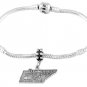 STERLING SILVER DANGLE STATE OF TENNESSEE EUROPEAN BEAD