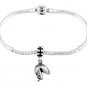 STERLING SILVER DANGLE FORTUNE COOKIE EUROPEAN BEAD