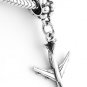 STERLING SILVER DANGLE 747 AIRPLANE/PILOT EUROPEAN BEAD