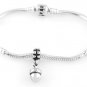 STERLING SILVER DANGLING ACORN EUROPEAN BEAD