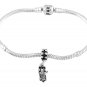 STERLING SILVER DANGLE FOUR WHEELER EUROPEAN BEAD