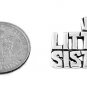 STERLING SILVER LITTLE SISTER CHARM/PENDANT