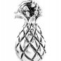 STERLING SILVER TROPICAL PLANT PINEAPPLE CHARM/PENDANT