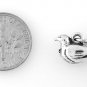 STERLING SILVER TURTLE DOVE CHARM/PENDANT