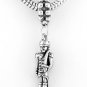 STERLING SILVER DANGLING NUTCRACKER EUROPEAN BEAD
