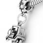 STERLING SILVER DANGLING GOLF CART EUROPEAN BEAD