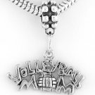 STERLING SILVER DANGLING VOLLEYBALL MOM EUROPEAN BEAD