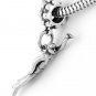 STERLING SILVER DANGLING MALE SWIMMER EUROPEAN BEAD