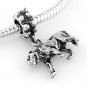 STERLING SILVER DANGLING PANTHER EUROPEAN BEAD
