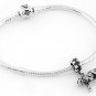 STERLING SILVER DANGLING PANTHER EUROPEAN BEAD