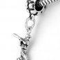 STERLING SILVER DANGLE BASEBALL PLAYER BATTING EUROPEAN BEAD