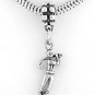 STERLING SILVER DANGLING BEAD GOLFER SWINGING CLUB EUROPEAN BEAD