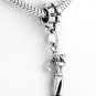 STERLING SILVER DANGLING BEAD GOLFER SWINGING CLUB EUROPEAN BEAD