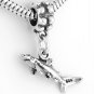 STERLING SILVER SHARK DANGLING EUROPEAN BEAD