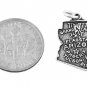 STERLING SILVER STATE OF ARIZONA CHARM/PENDANT