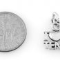 STERLING SILVER I LOVE TENNIS CHARM/PENDANT