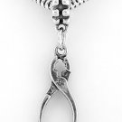 STERLING SILVER DANGLING PLIERS EUROPEAN BEAD