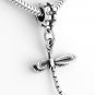 STERLING SILVER DANGLING DRAGONFLY EUROPEAN BEAD