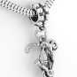 STERLING SILVER DANGLING BICYCLE EUROPEAN BEAD
