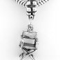 STERLING SILVER DANGLING DIRECTOR'S CHAIR EUROPEAN BEAD