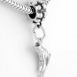 STERLING SILVER DANGLE ICE SKATE EUROPEAN BEAD