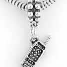 STERLING SILVER DANGLING CELL PHONE EUROPEAN BEAD