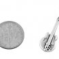 STERLING SILVER ELECTRIC GUITAR CHARM/PENDANT