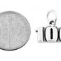 STERLING SILVER NUMBER 100 CHARM/PENDANT
