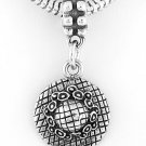 STERLING SILVER DANGLE GARDENING/SUMMER HAT EUROPEAN BEAD