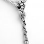 STERLING SILVER DANGLING BATON EUROPEAN BEAD