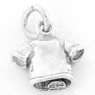 STERLING SILVER TEE SHIRT / T-SHRIT CHARM/PENDANT